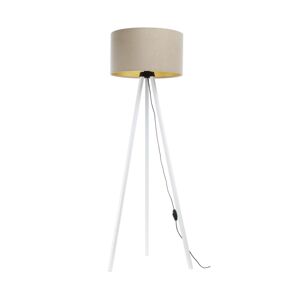 Stojací lampa STANDART 1xE27/60W/230V béžová/bílá