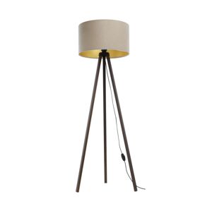 Stojací lampa STANDART 1xE27/60W/230V béžová/hnědá AS0464+BS0395