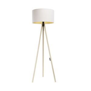 Stojací lampa STANDART 1xE27/60W/230V bílá/béžová AS0463+BS0396