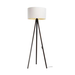 Stojací lampa STANDART 1xE27/60W/230V bílá/hnědá