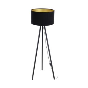 Stojací lampa STANDART 1xE27/60W/230V černá/wenge