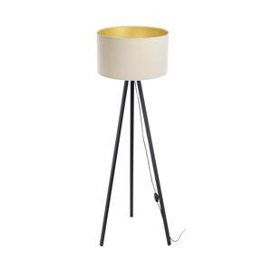 Stojací lampa STANDART 1xE27/60W/230V krémová/wenge
