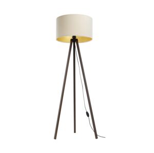 Stojací lampa STANDART 1xE27/60W/230V krémová/hnědá AS0464+BS0402