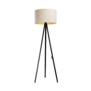 Stojací lampa STANDART 1xE27/60W/230V krémová/wenge