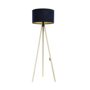Stojací lampa STANDART 1xE27/60W/230V modrá/béžová AS0463+BS0398