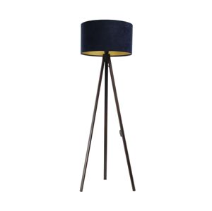 Stojací lampa STANDART 1xE27/60W/230V modrá/wenge AS0462+BS0398