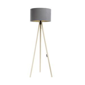 Stojací lampa STANDART 1xE27/60W/230V šedá/béžová AS0463+BS0397