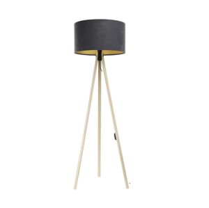 Stojací lampa STANDART 1xE27/60W/230V šedá/béžová AS0463+BS0401