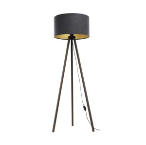 Stojací lampa STANDART 1xE27/60W/230V šedá/hnědá AS0464+BS0401