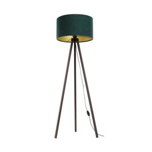 Stojací lampa STANDART 1xE27/60W/230V zelená/hnědá AS0464+BS0399