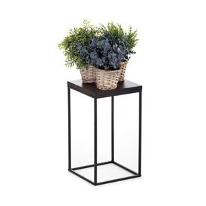 HowHomely Stojan na květiny BASICLOFT 40x24 černá