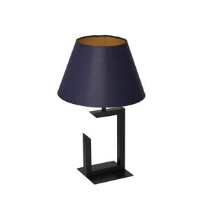 Stolní lampa 1xE27/60W/230V 45 cm modrá/zlatá