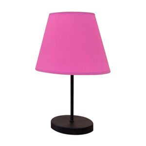 Stolní lampa 1xE27/60W/230V růžová/černá 390FLH1715