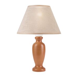 Stolní lampa AMFORA 1xE27/60W/230V hnědá/buk