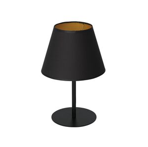 Stolní lampa ARDEN 1xE27/60W/230V pr. 20 cm černá/zlatá