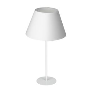 Stolní lampa ARDEN 1xE27/60W/230V pr. 30 cm bílá