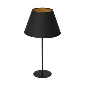 Stolní lampa ARDEN 1xE27/60W/230V pr. 30 cm černá/zlatá