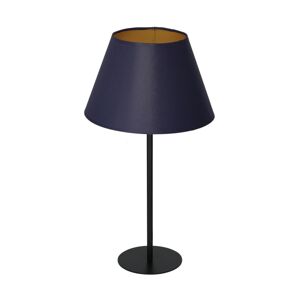 Stolní lampa ARDEN 1xE27/60W/230V pr. 30 cm fialová/zlatá
