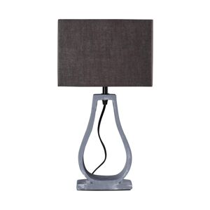 Stolní lampa FEMO 1xE14/40W/230V šedá/hnědá