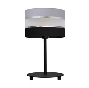 Stolní lampa HELEN 1xE27/60W/230V černá/šedá/stříbrná