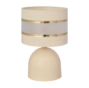 Stolní lampa HELEN 1xE27/60W/230V krémová/zlatá