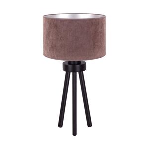 Stolní lampa LYON 1xE27/15W/230V hnědá