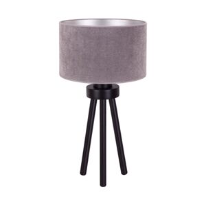 Stolní lampa LYON 1xE27/15W/230V šedá