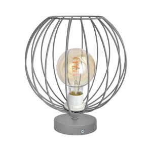 Stolní lampa MERCURE 1xE27/60W/230V šedá