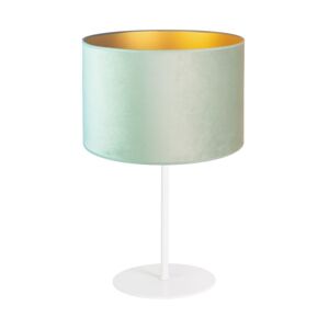 Stolní lampa ROLLER 1xE14/15W/230V světle zelená/zlatá
