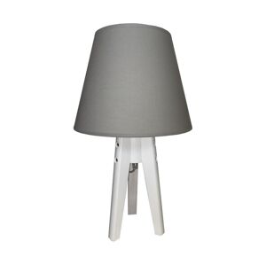 Stolní lampa CONE 1xE27/60W/230V bílá/šedá