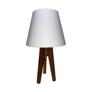 Stolní lampa CONE 1xE27/60W/230V dub bílá