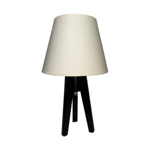 Stolní lampa CONE 1xE27/60W/230V wenge krémová