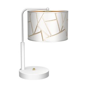 Stolní lampa ZIGGY 1xE27/60W/230V bílá/zlatá