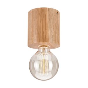 Stropní svítidlo OAK 1xE27/60W/230V dub pr. 10,5 cm