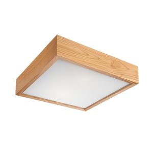 Stropní svítidlo OAK SQUARE 1xE27/60W/230V dub 27,5 cm