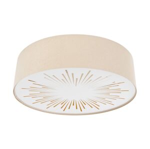 Stropní svítidlo RAYS 2xE27/60W/230V pr. 60 cm béžová