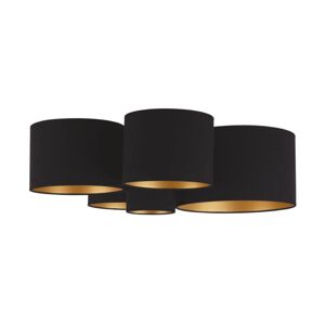 Stropní svítidlo ROLLER PENTO 5xE27/60W/230V černá/zlatá
