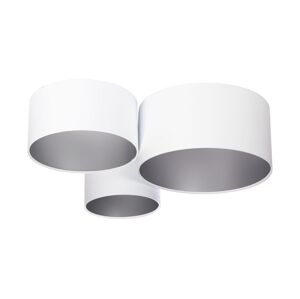 Stropní svítidlo SPACE 3xE27/60W/230V bílá/stříbrná