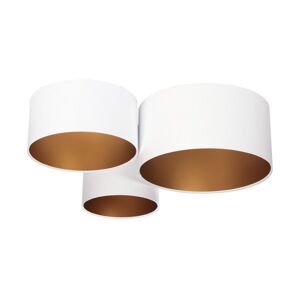 Stropní svítidlo SPACE 3xE27/60W/230V bílá/zlatá