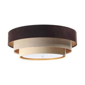 Stropní svítidlo TRINITI 2xE27/60W/230V hnědá/béžová/zlatá