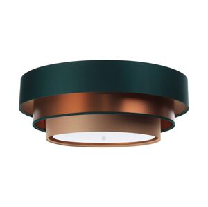 Stropní svítidlo TRINITI 2xE27/60W/230V zelená/měděná/hnědá