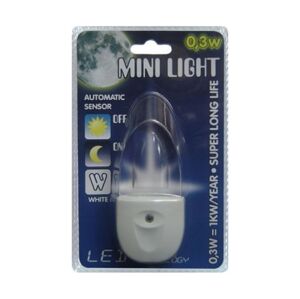 Prezent Svítidlo do zásuvky MINI-LIGHT (bílé světlo)