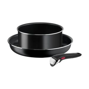 Tefal Tefal - Sada nádobí 3 ks INGENIO EASY COOK & CLEAN BLACK