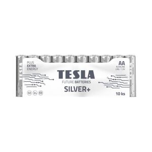 Tesla Batteries Tesla Batteries - 10 ks Alkalická baterie AA SILVER+ 1,5V