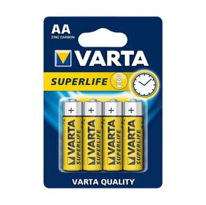 Varta Varta 2006 - 4 ks Zinkouhlíková baterie SUPERLIFE AA 1,5V