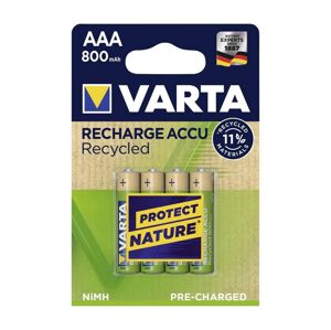 Varta Varta 5681 - 4 ks Nabíjecí baterie ACCU RECYCLED AAA Ni-MH/800mAh/1,2V