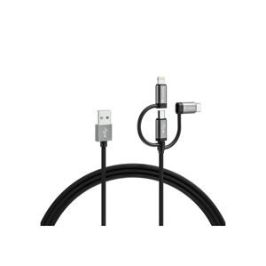 VARTA Varta 57937101111 - USB kabel 3v1 s konektorem Lightning a Micro USB 2m