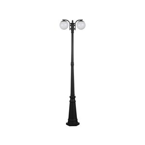 Venkovní lampa 2xE27/60W/230V IP44 199 cm černá