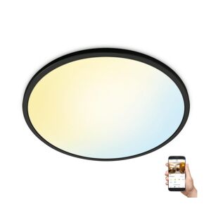 WiZ WiZ - LED Stmívatelné stropní svítidlo SUPERSLIM LED/22W/230V černá Wi-Fi