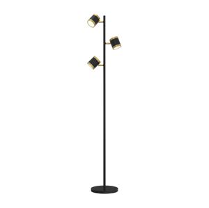 Wofi 3003-304S - LED Stmívatelná stojací lampa TOULOUSE LED/21W/230V černá/zlatá 3003-304S